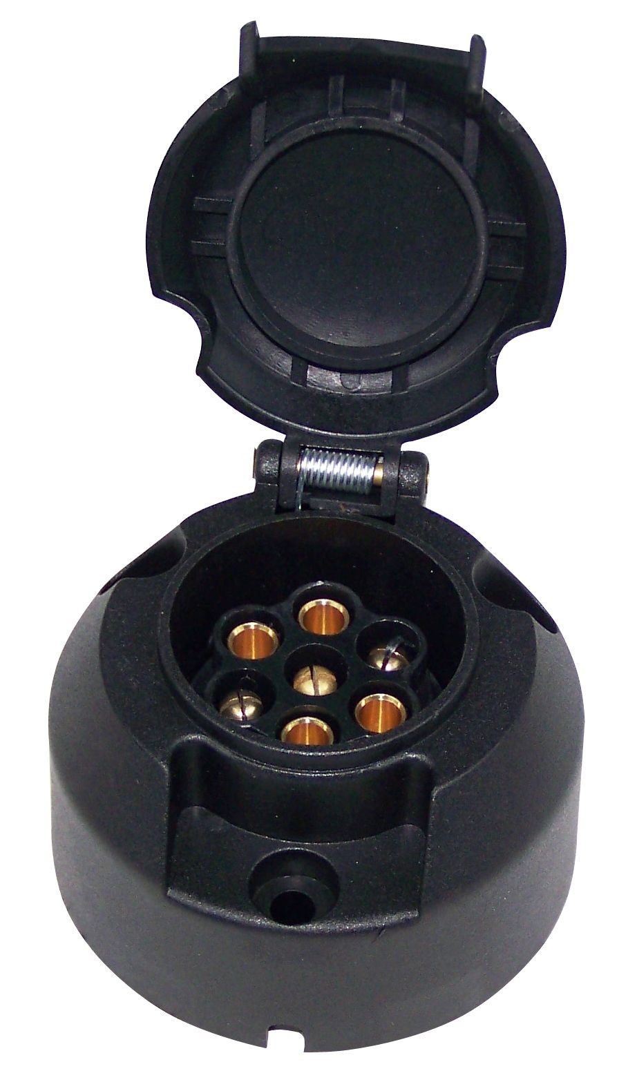 7-pin car socket with plastic housing