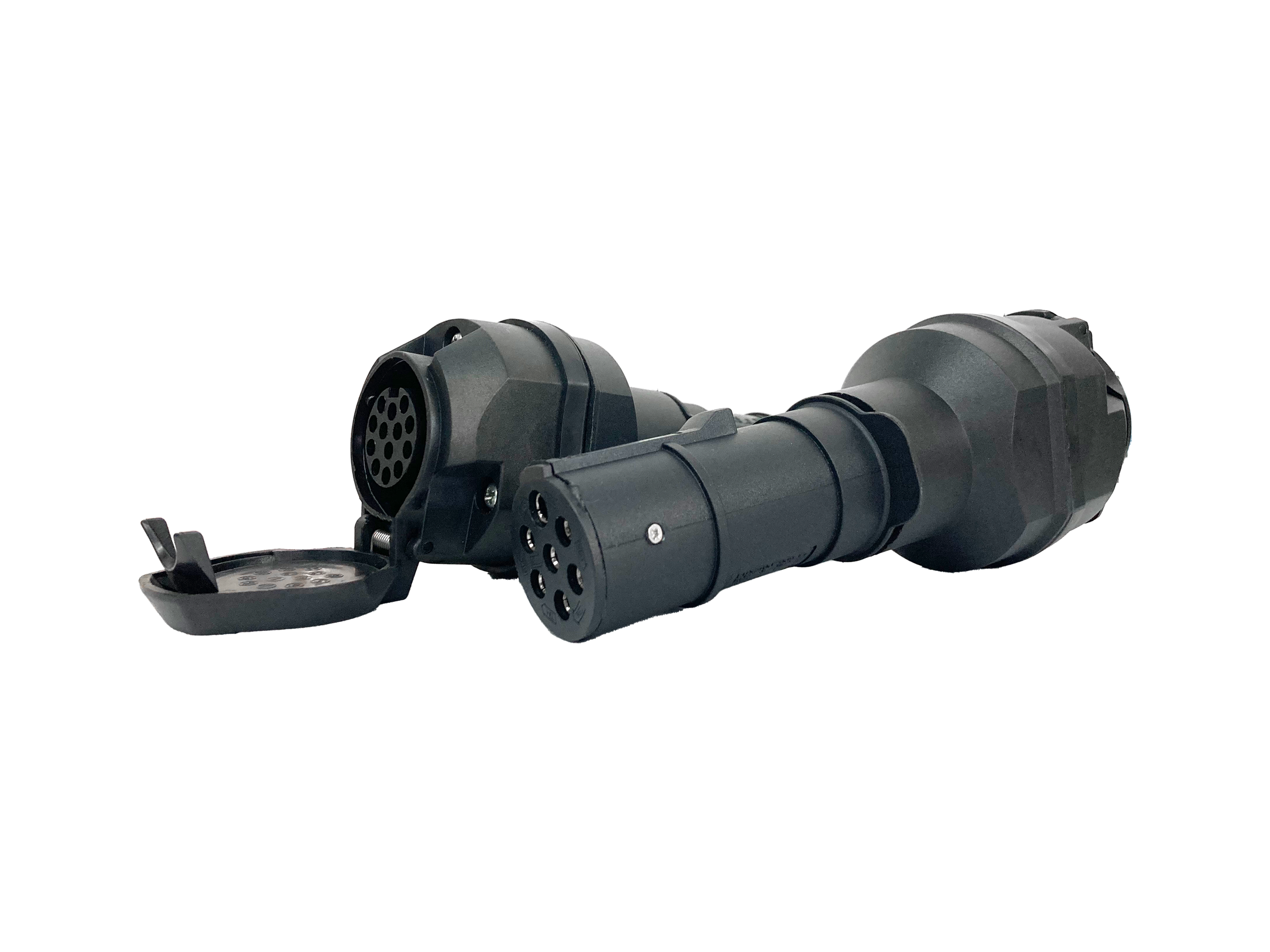 Spannungswandler Adapter 7 pol. 24 V auf 7 pol. 12 V