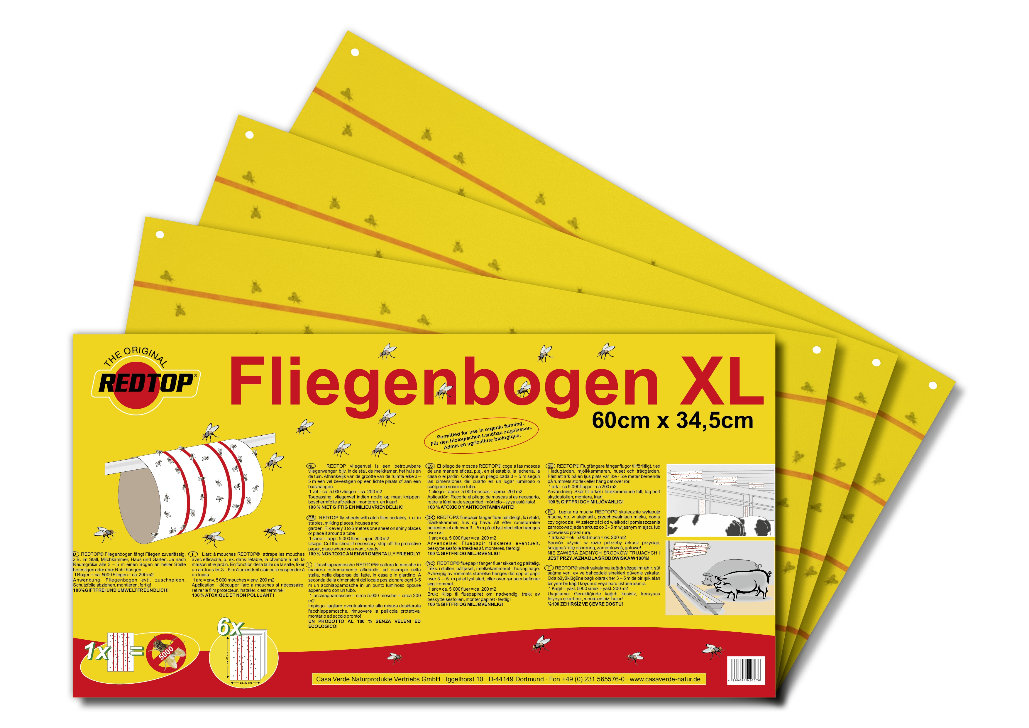 RedTop Fliegenbogen 6 Stck. RedTop Fliegenbogen 6 Stck.
