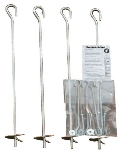 Earth Anchor, 4 pcs. Set