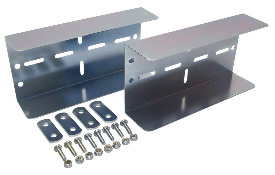 Mounting bracket set for ligthtning kit, zinc plated