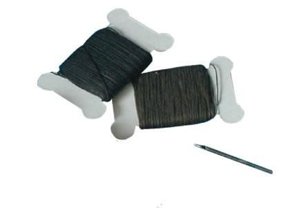 Spare parts, 20 m twine Material: 100% linen, 2 spare needles.