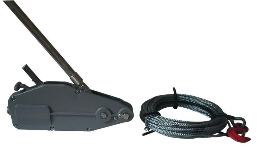 wire rope pulling hoist 0,8t GS approved