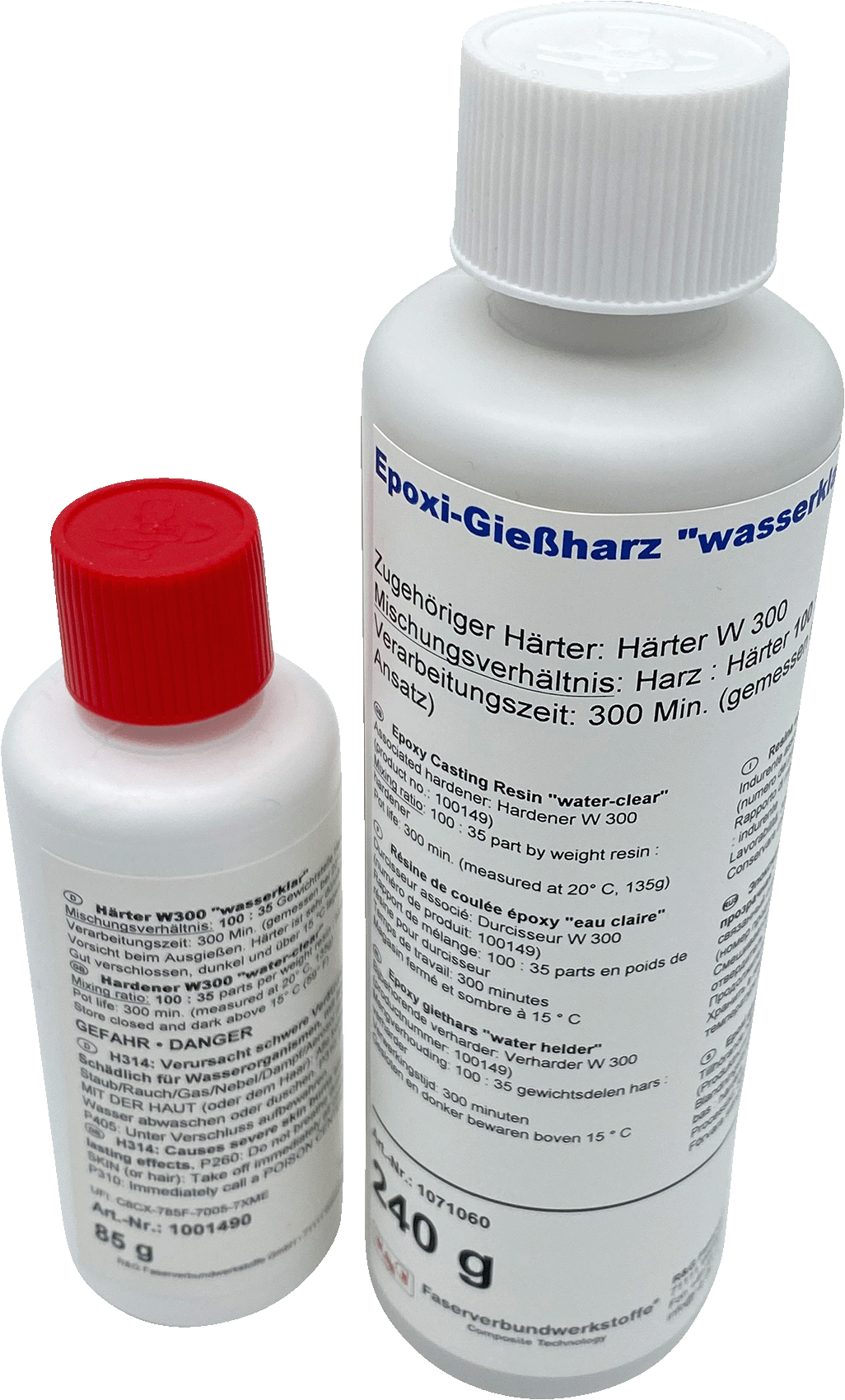 EP cast resin + hardener, clear 325g