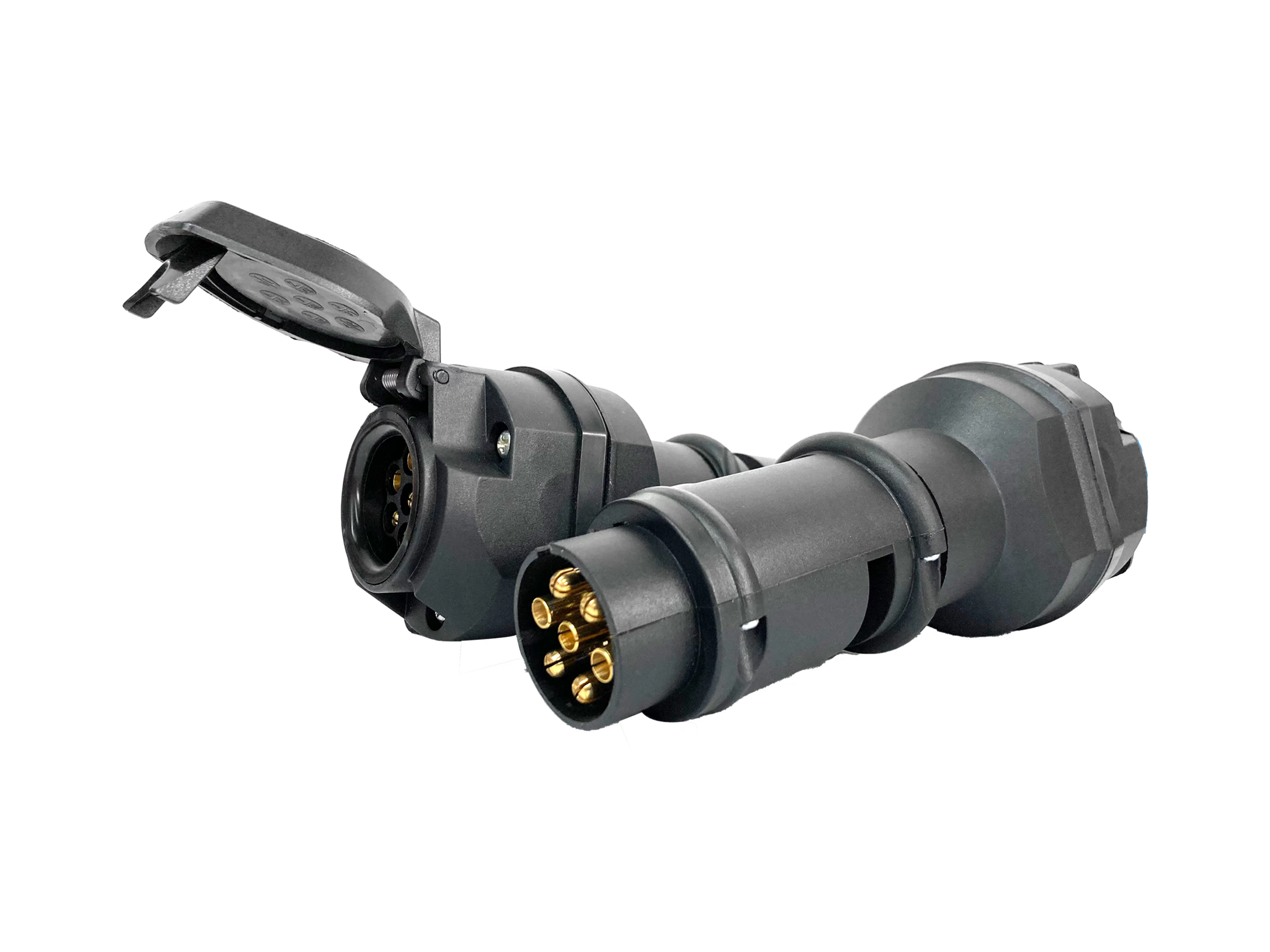 Spannungswandler Adapter 7 pol. 24 V auf 7 pol. 12 V