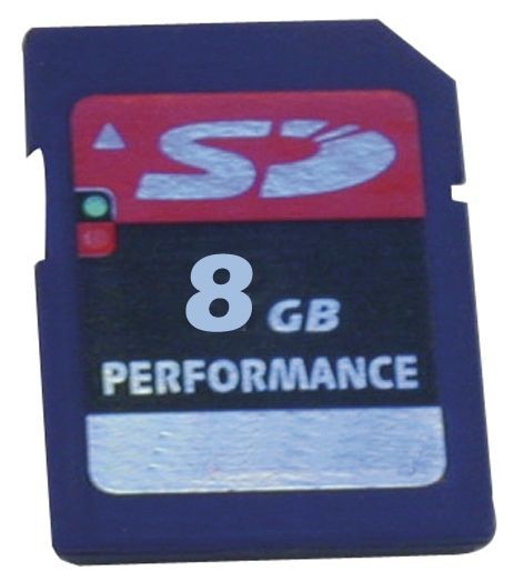 SD Speicherkarte 8 GB