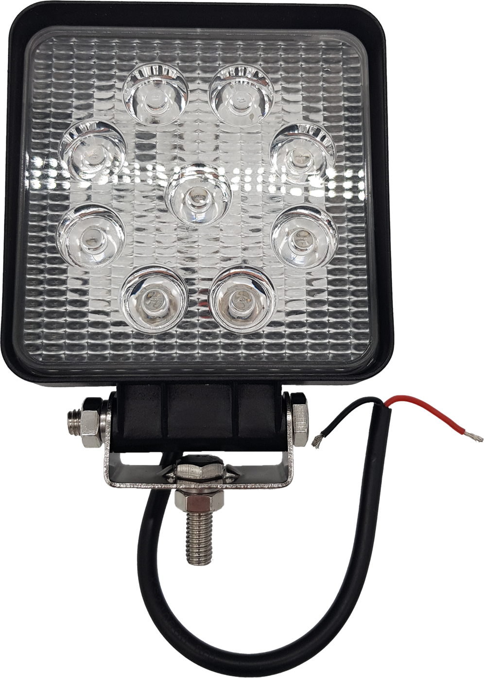 LED blue working light square, 9x3W, 2700 lumens