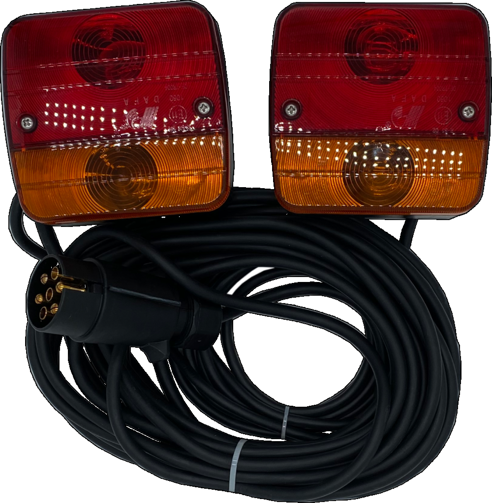 Three-function lamp with magnetic holder