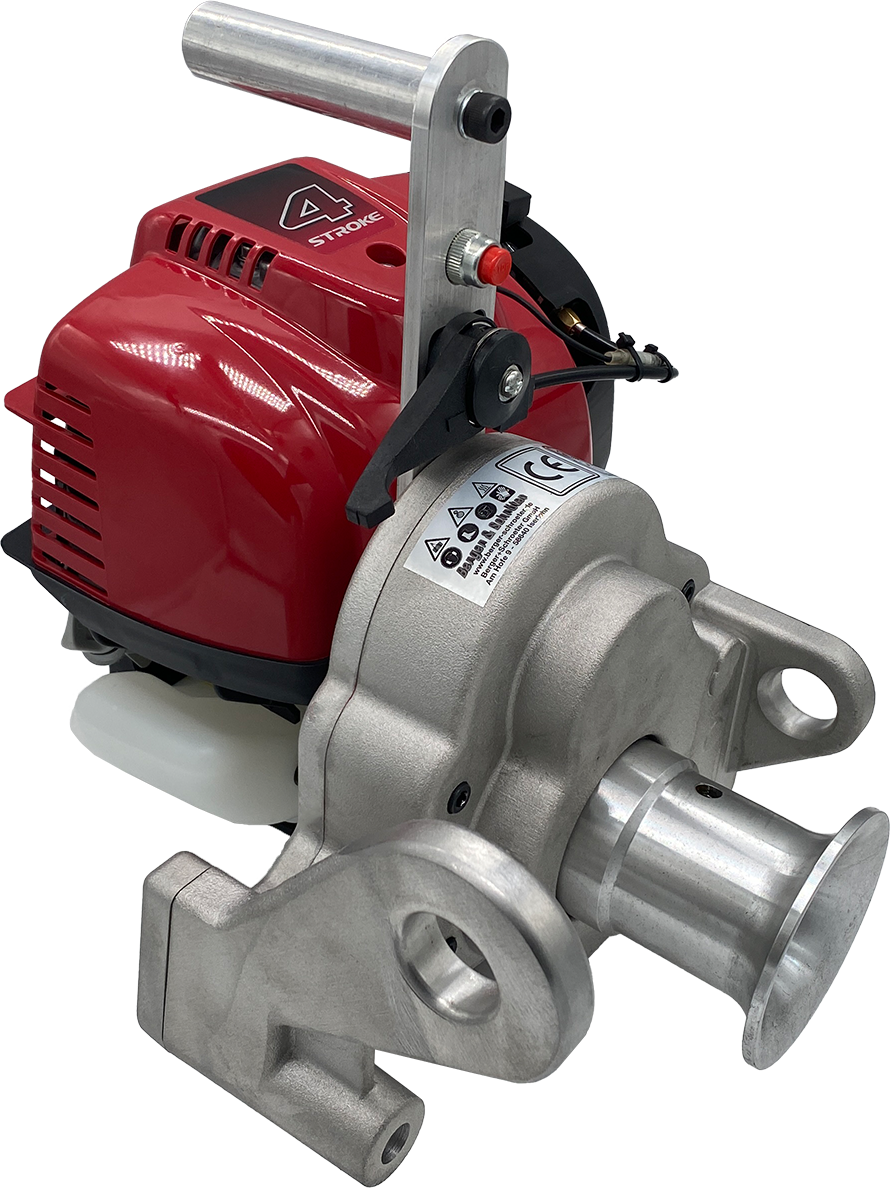 capstan winch, Honda engine 1,36 hp, GX 35