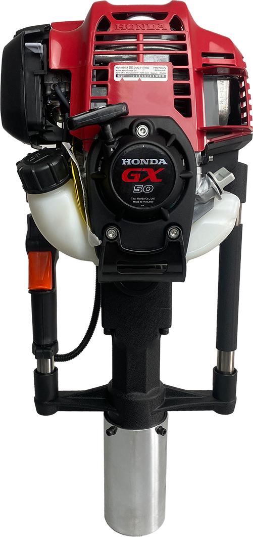 Motor-Pfahlramme mit Honda GX 35 bis 80mm