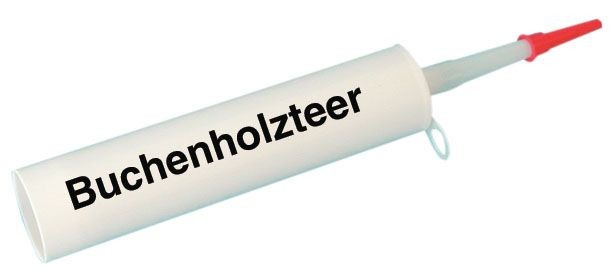 Buchenholzteer in 310 g cartridge Buchenholzteer in 310 g cartridge