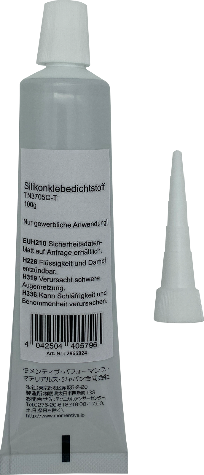 Adesivo sigillante siliconico TN3705C-T 100ml
