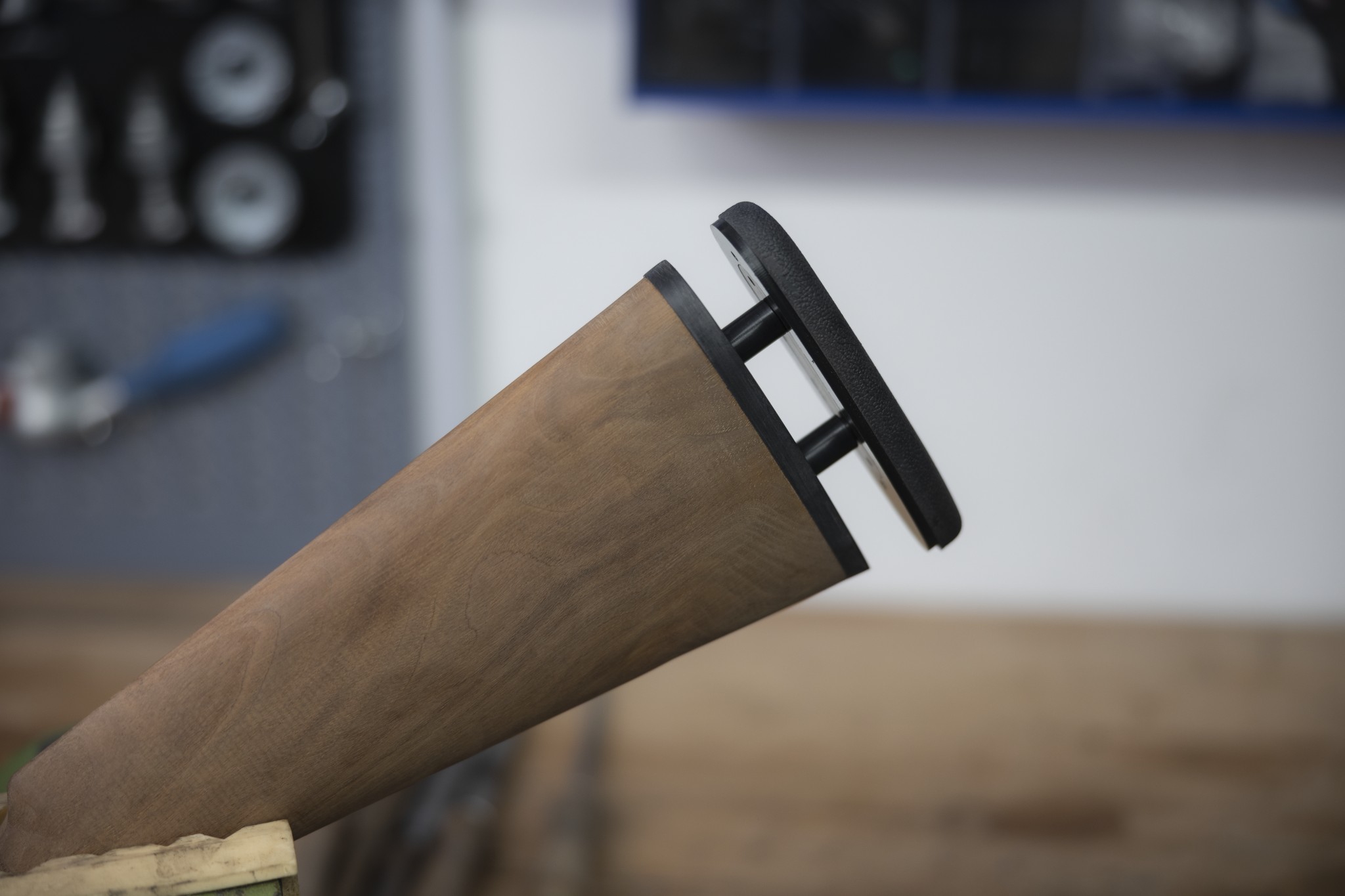 adjustable rifle butt cap black