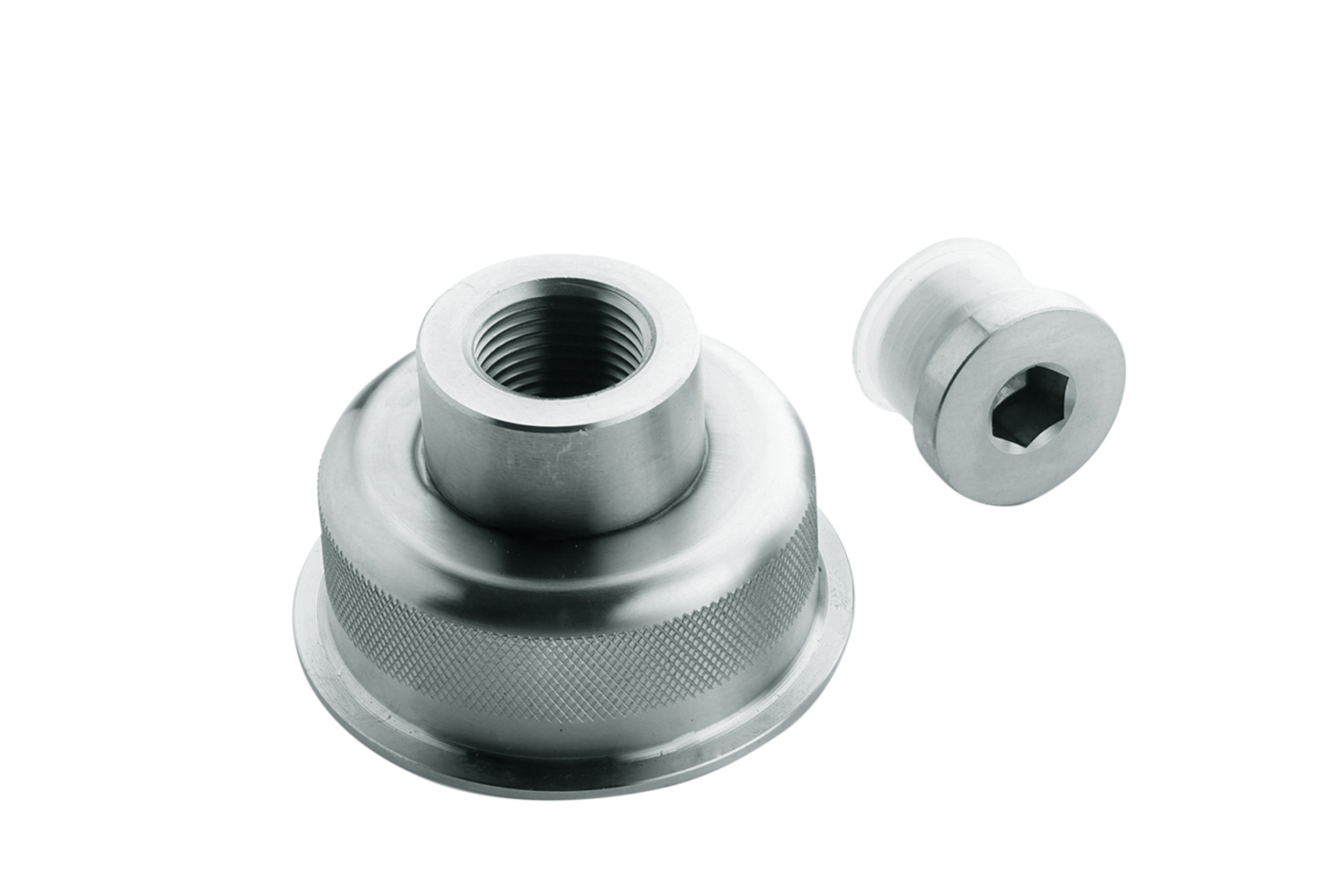 Connection piece for tap attachment Stainless steel canister 20 L