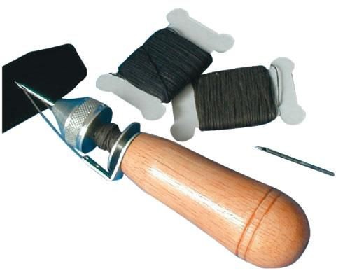 Sewing machine by hand for leather and heavy fabrics, now even repair backpacks, leather bags, clothing, etc., or sew. Practical and useful, including