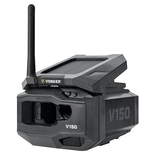 Câmara de vigilância exterior sem fios Vosker V150 LTE com painel solar
