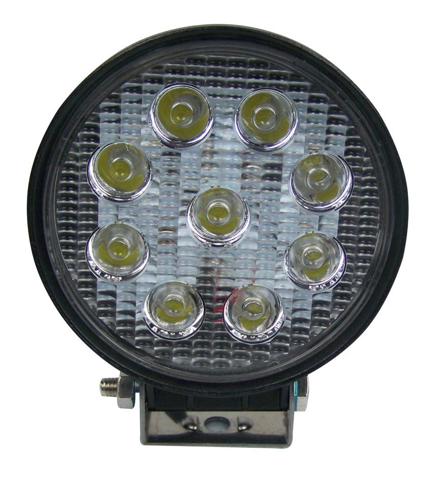 LED working light round 9x3W, 1890 lumens