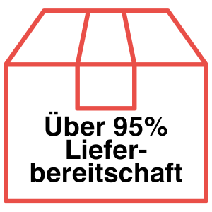 Über 95% Lieferbereitschaft