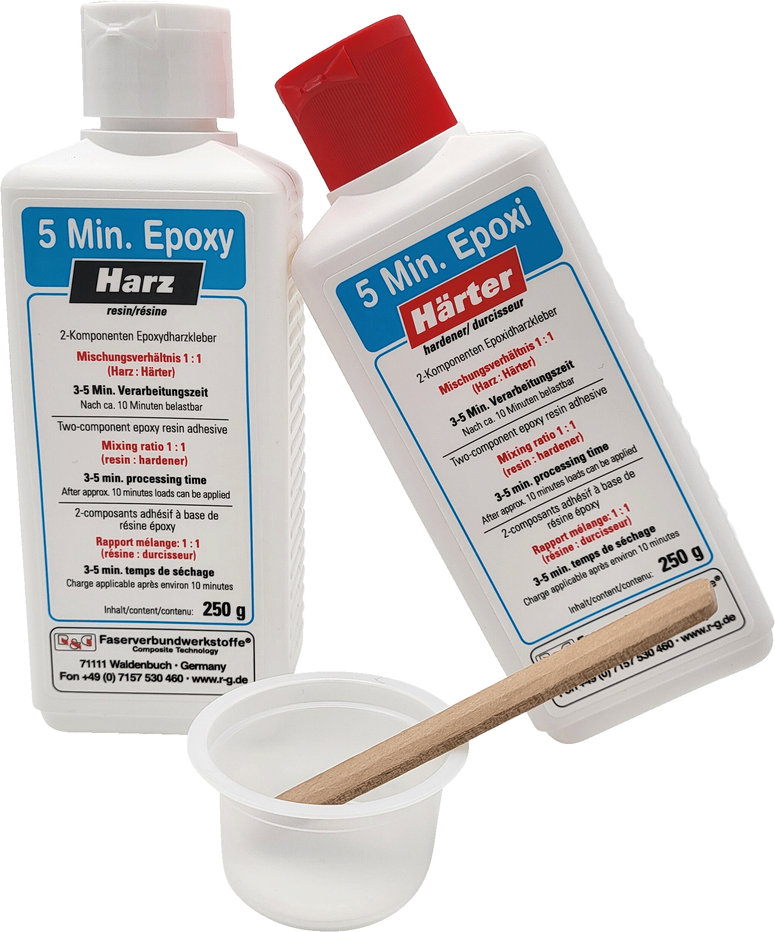 5 min epoxy pack 500g,