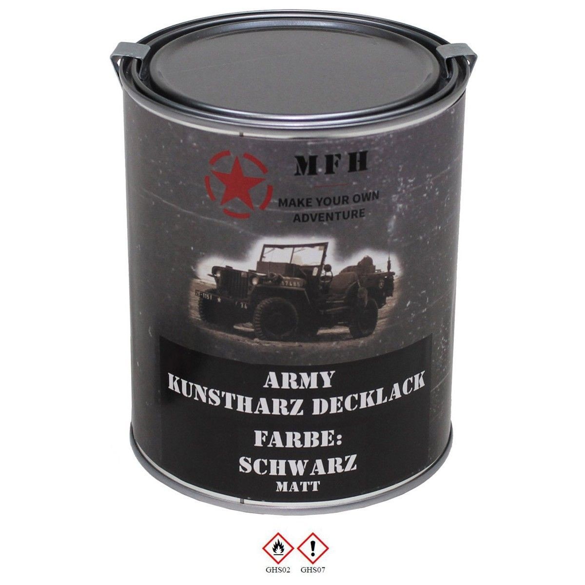 Army Paint, BLACK, mat, 1 liter