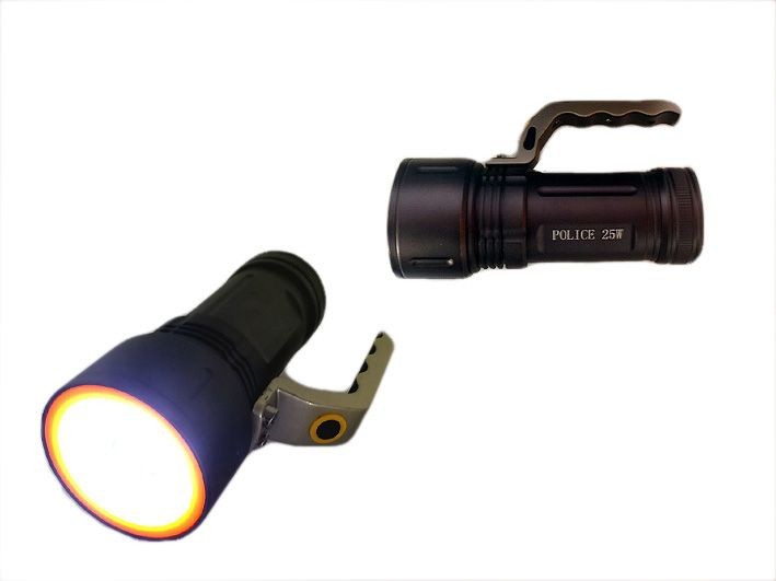 Cree-LED flashlight made of stainless steel
