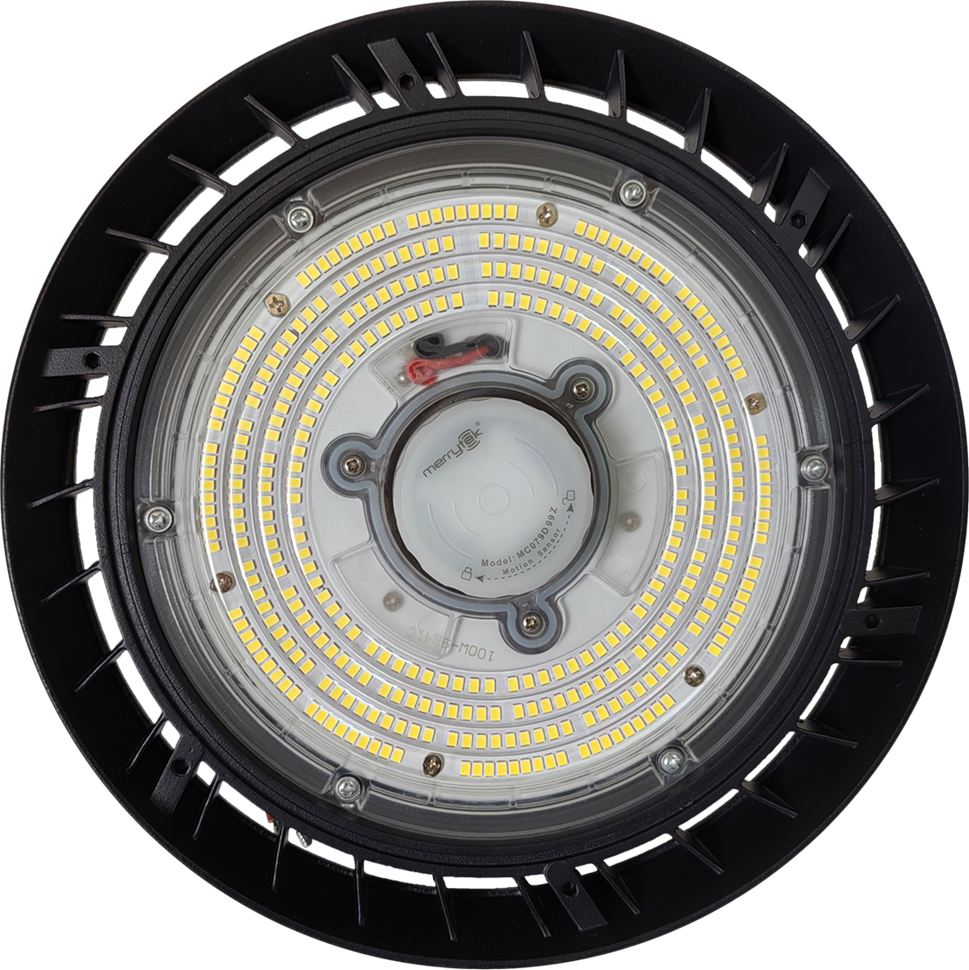 LED Ufo high bay Hallenstrahler 100 W Energie D, Sensor