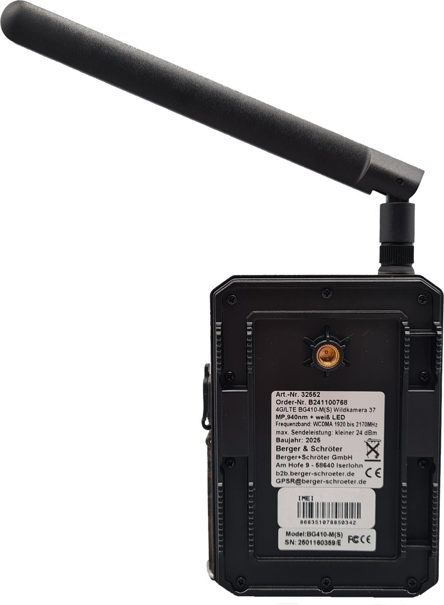 4G/LTE BG410-M(S) Wildkamera 37 MP, 940nm