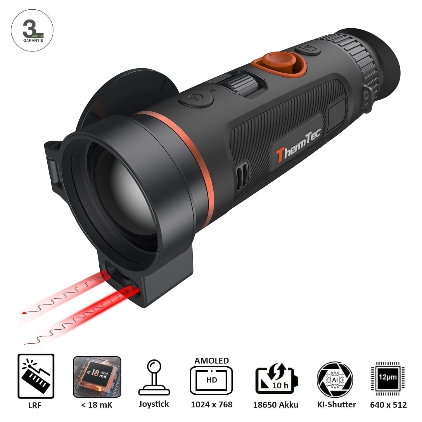 Thermtec Hunt 650 L PRO Clip on Vorsatz Wärmebildgerät