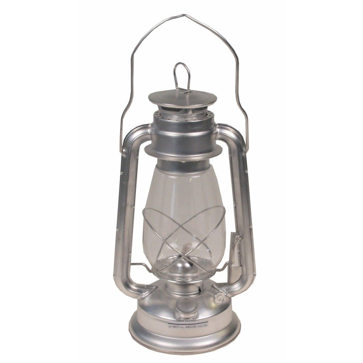 MFH latern ca. 28 cm high, for petroleum, with carrying handle, glass cylinder, diameter