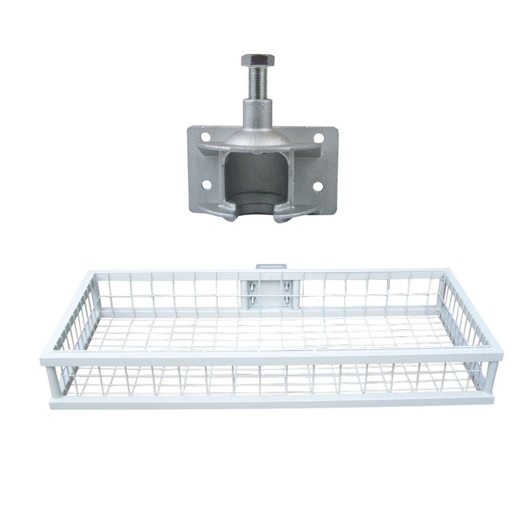 tail basket with push on coupling grey