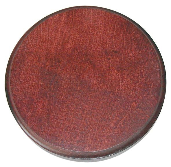 Keilerbrett für die Trophäe, massives Eichenholz, dunkel gebeizt, Größe ca. 14 cm, deutsche Qualitätsarbeit